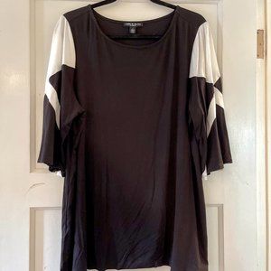 NWOT Cable & Gauge Color block Tunic Blouse 1X